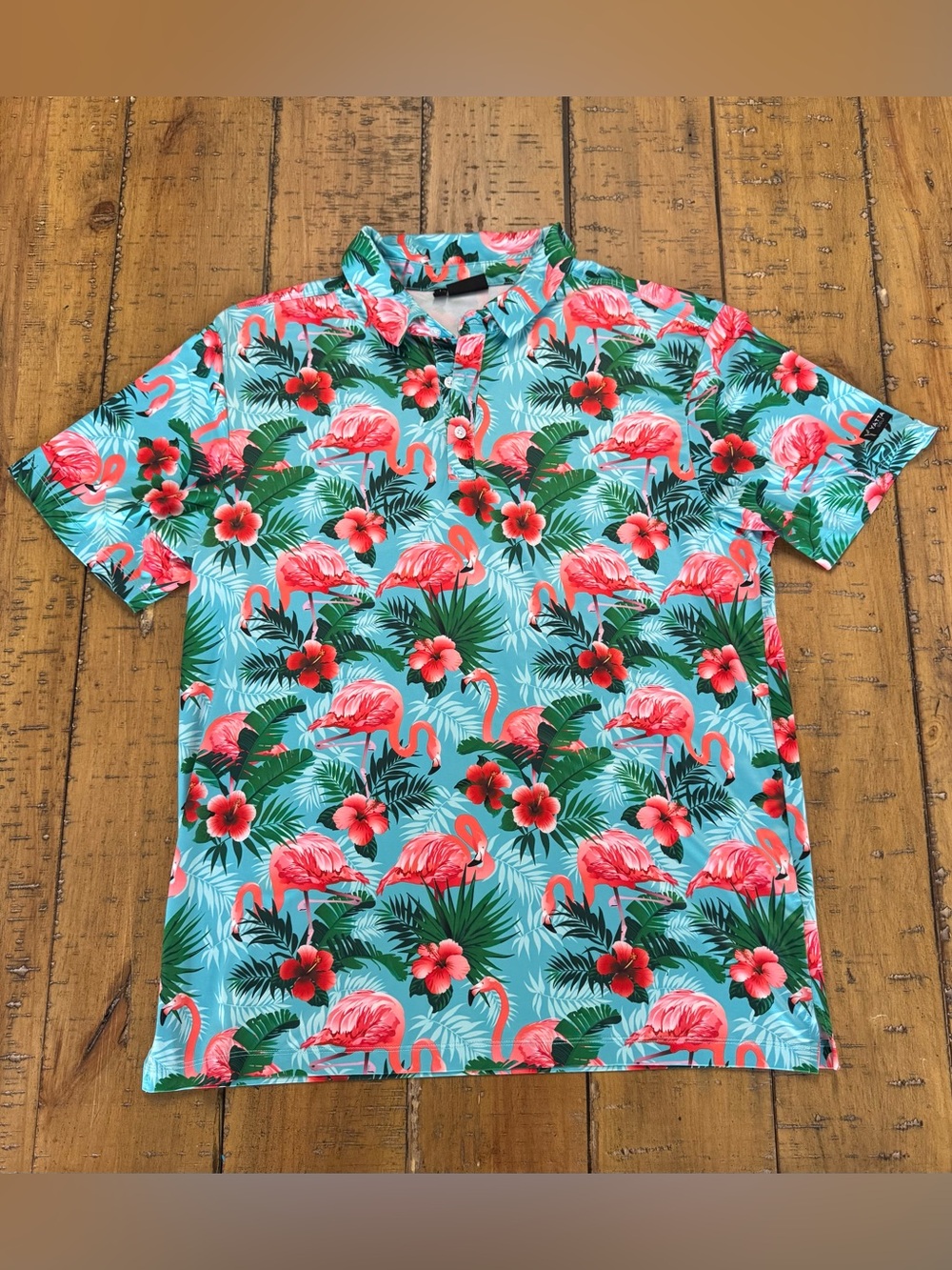 YATTA GOLF Men's Standout Performance Polo Shirts Pau Hana Size L